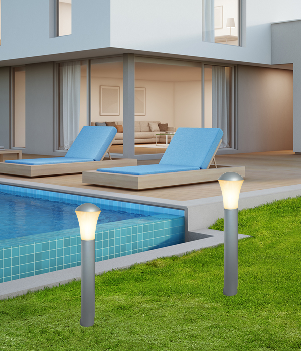 노리스 LED잔디등 정원등 2호 (블랙 그레이)