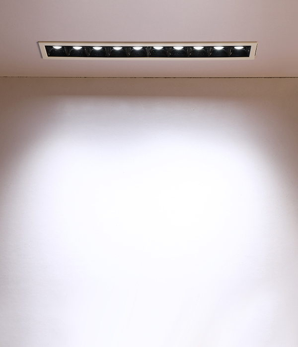 티탄 사각 멀티 매입등 5구, 10구, 15구 빔각도 30