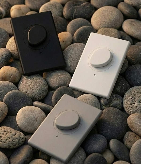 W 조약돌 스위치 LED 디밍 디머 스위치 통합형 밝기조절 조광기